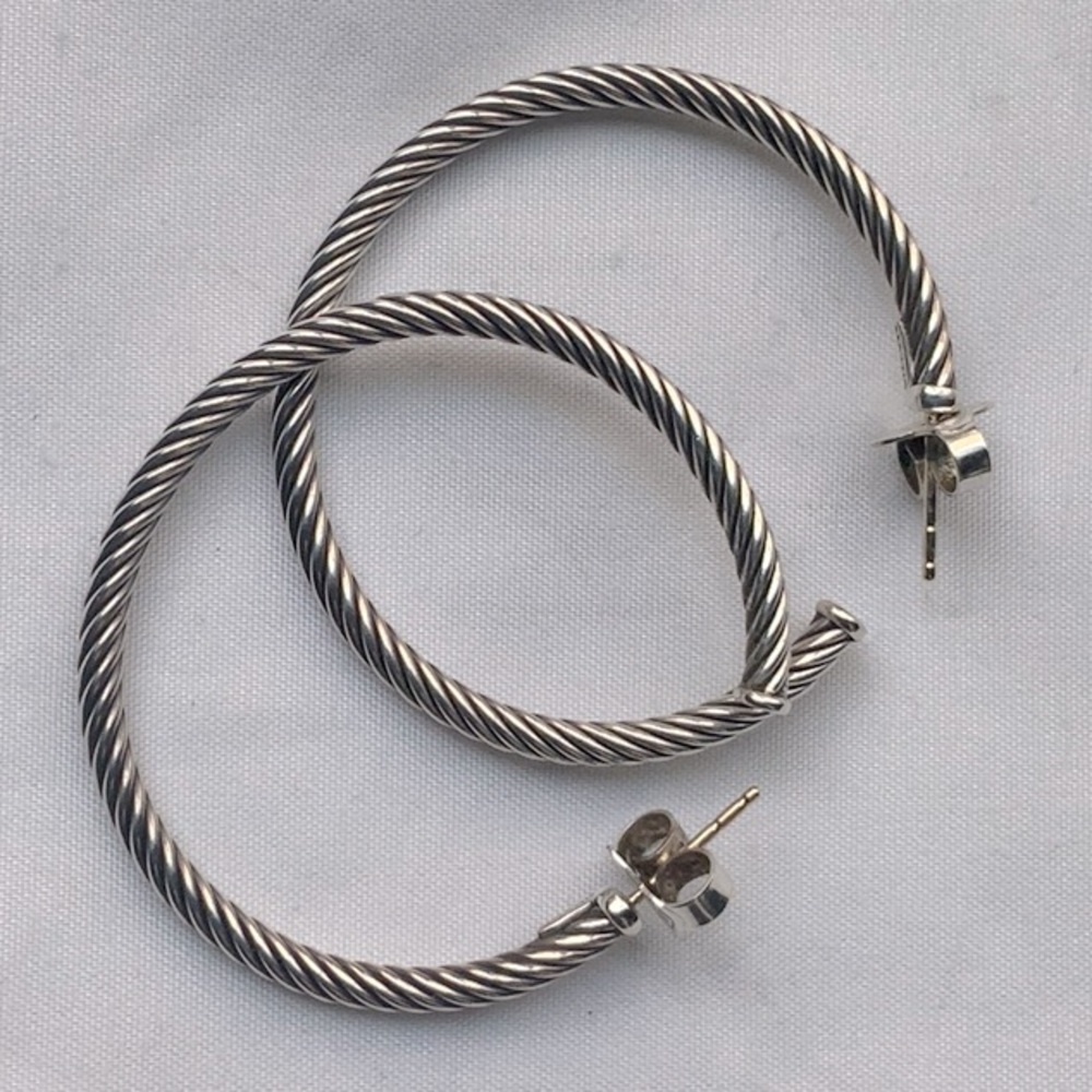 David Yurman Cable Hoop Earrings